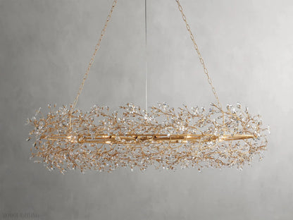 Fiore Oval Chandelier 62'' 74''-Nobipets