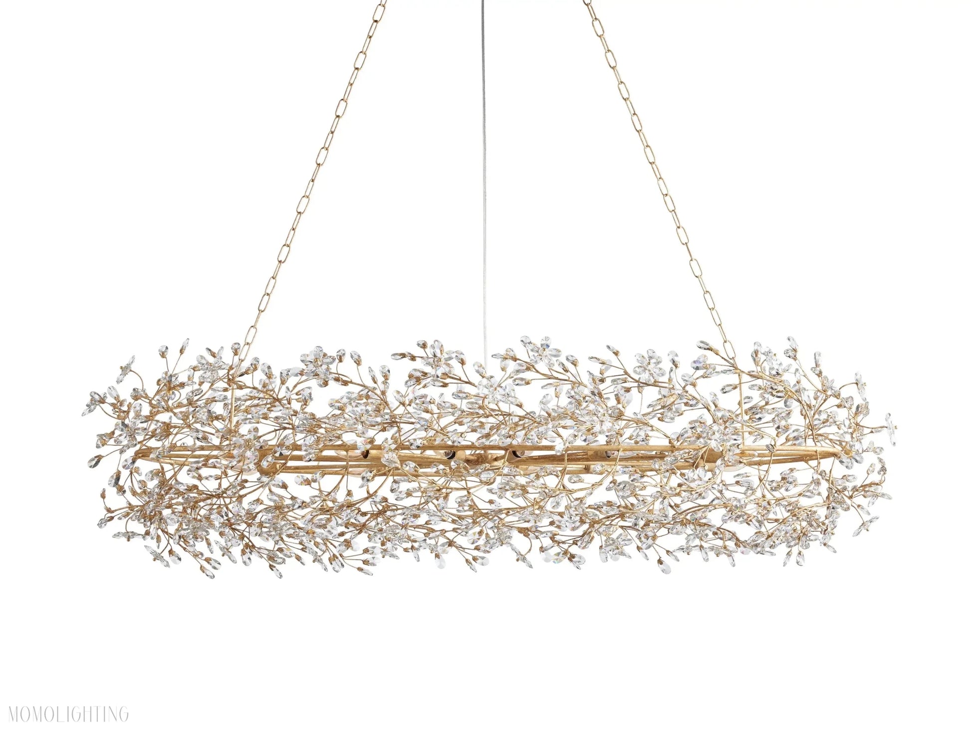 Fiore Oval Chandelier 62'' 74''-Nobipets