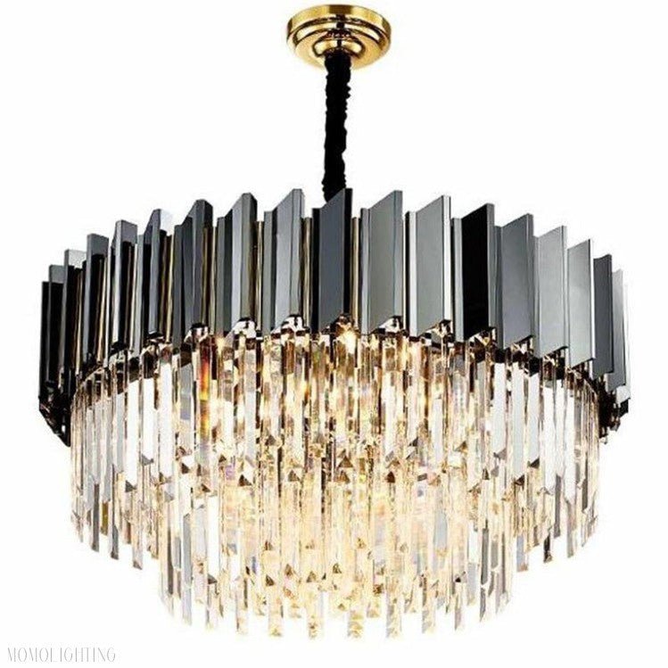 Flavian Crystal Chandelier-Nobipets
