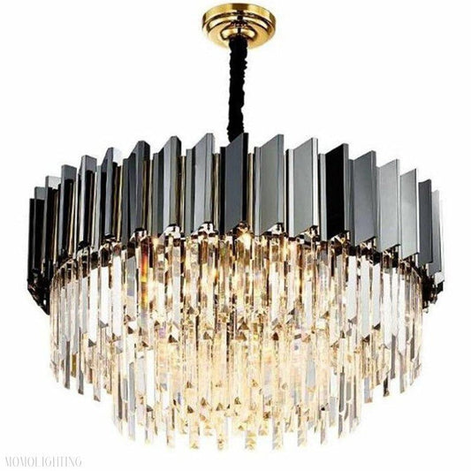 Flavian Crystal Chandelier-Nobipets