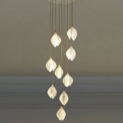 Flower Bud Ceramic Chandelier-Nobipets