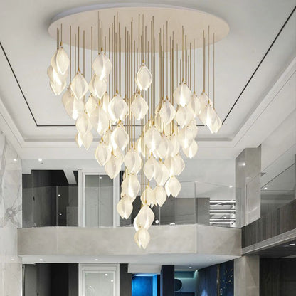 Flower Bud Ceramic Chandelier-Nobipets