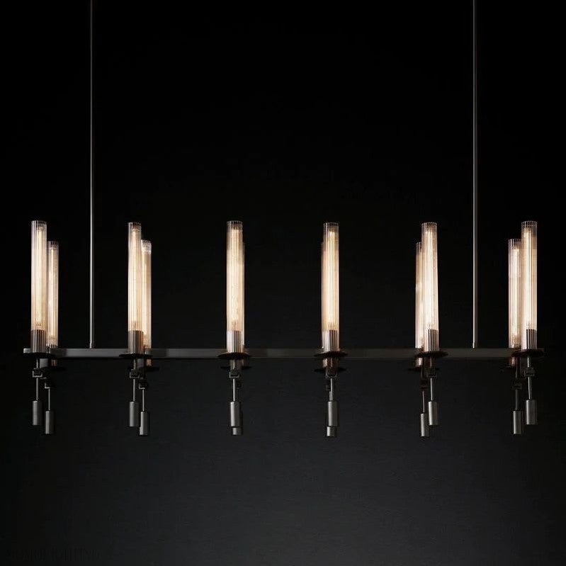 Fonate Linear Chandelier 54"-Nobipets