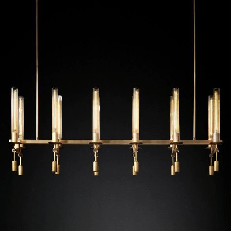 Fonate Linear Chandelier 54"-Nobipets