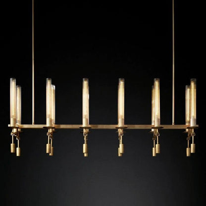 Fonate Linear Chandelier 54"-Nobipets