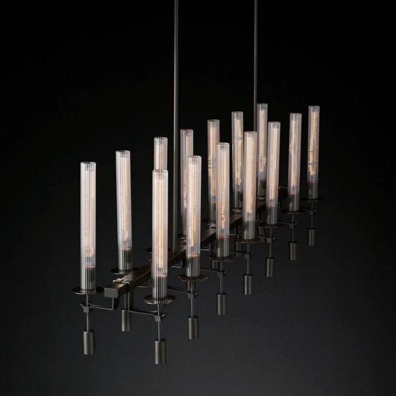 Fonate Linear Chandelier 66"-Nobipets