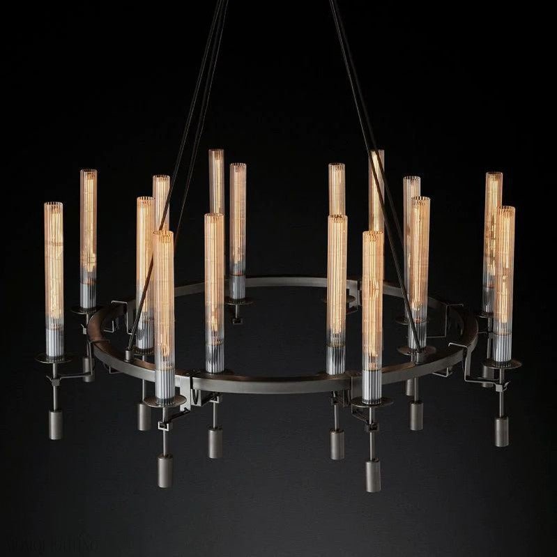 Fonate Round Chandelier 46"-Nobipets