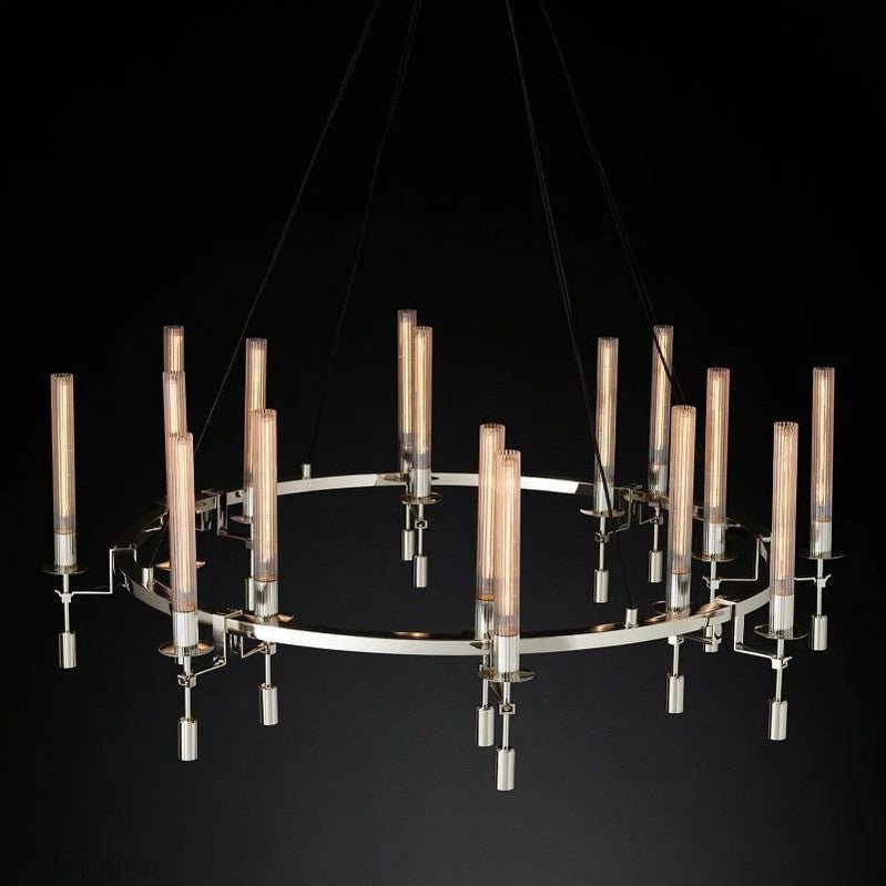 Fonate Round Chandelier 58"-Nobipets