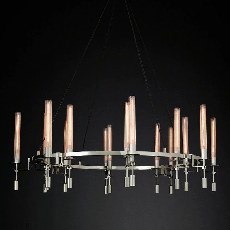Fonate Round Chandelier 58"-Nobipets