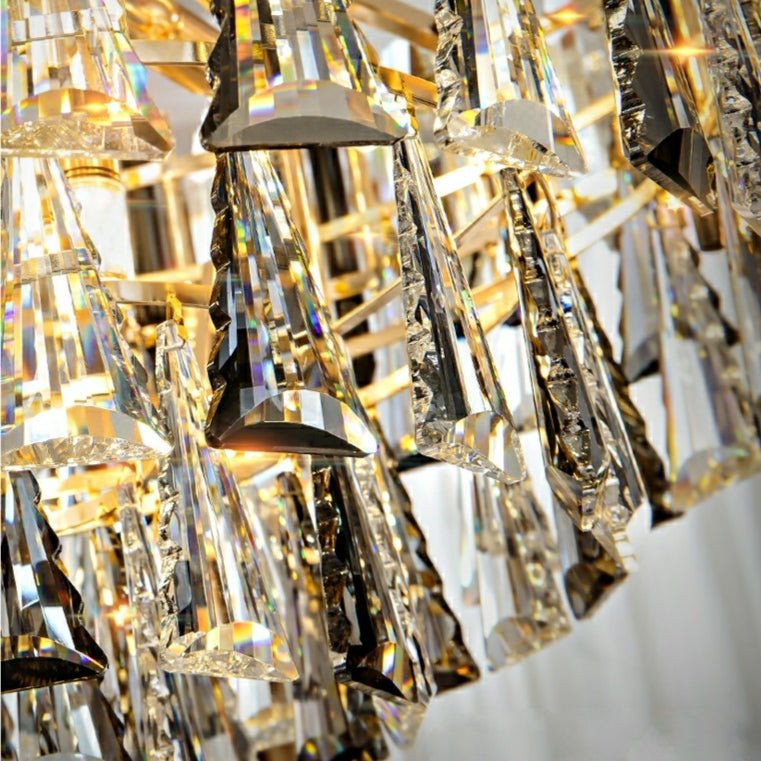 Foyer 3 Layers Extra Large Crystal Chandelier For Living Room Staircase Ceiling Lighting Fixture-Nobipets