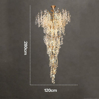 Francesca Petal Detail Grand Chandelier-Nobipets