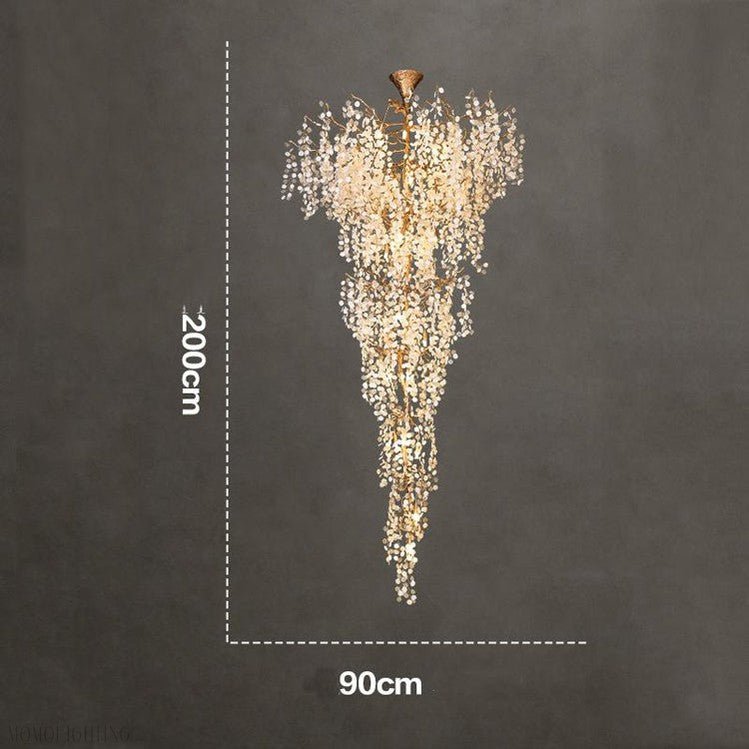 Francesca Petal Detail Grand Chandelier-Nobipets