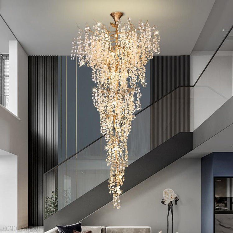 Francesca Petal Detail Grand Chandelier-Nobipets