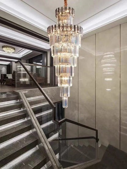 French Empire Foyer & Staircase Chandelier-Nobipets