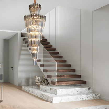 French Empire Foyer & Staircase Chandelier-Nobipets