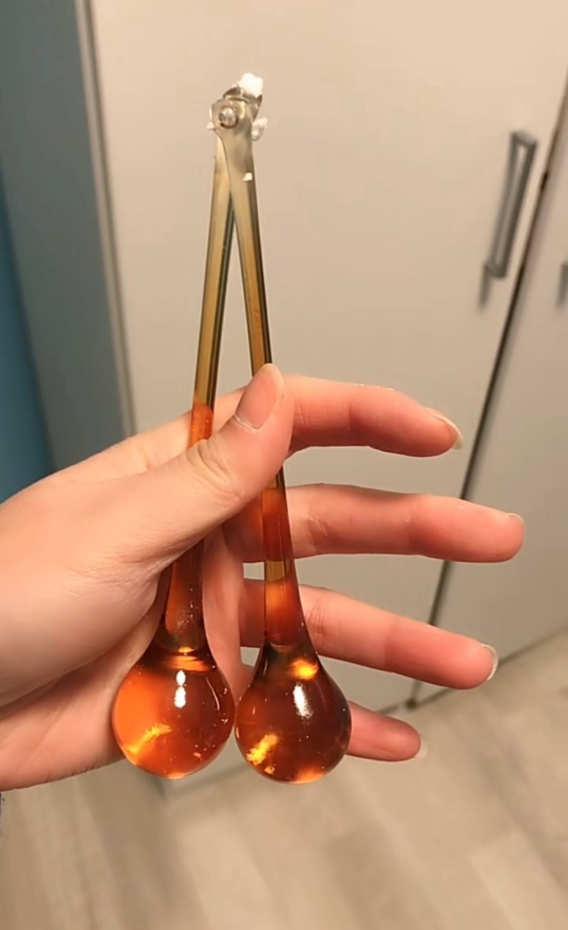 French Style Bedroom Small Creative Chandelier Vintage Romantic Warm Vibe Amber Waterdrop Light Fixture for Restaurant Dining Room Kids Room-Nobipets