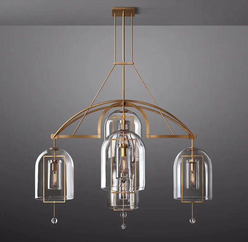 Fulcral Linear Chandelier 61" 3-Lights