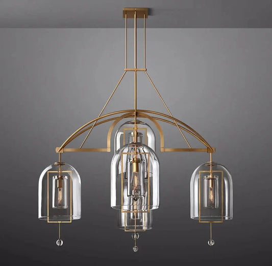 Fulcral Linear Chandelier 61" 3-Lights