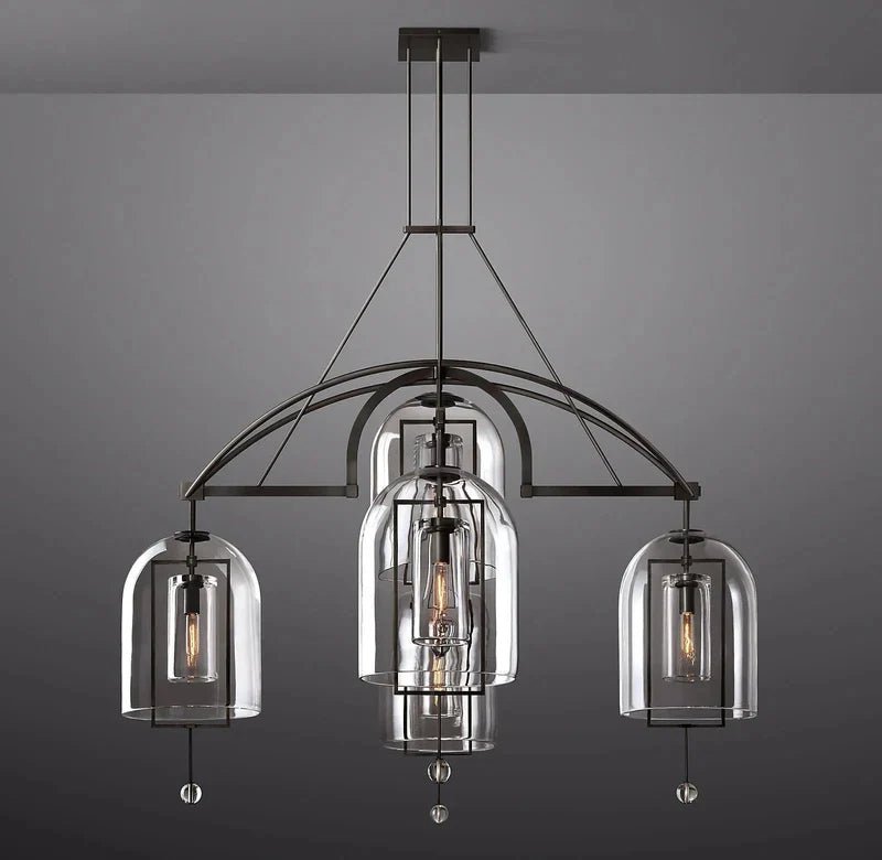 Fulcral Linear Chandelier 61" 3-Lights