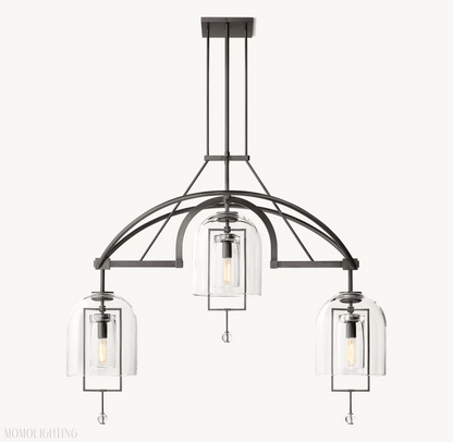 Fulcral Round Chandelier 48“ 5-Lighs-Nobipets