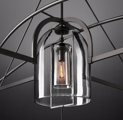 Fulcral Round Chandelier 61" 5-Lights-Nobipets