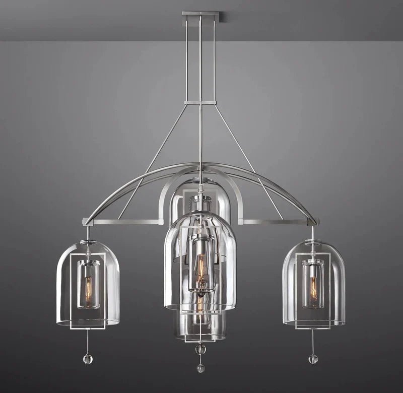 Fulcral Round Chandelier 73" 3-Lights