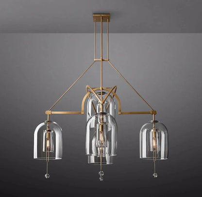 Fulcral Round Chandelier 73" 3-Lights