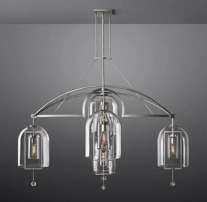 Fulcral Round Chandelier 73" 5-Lights