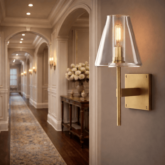 Fulhama Glass Shade Sconce
