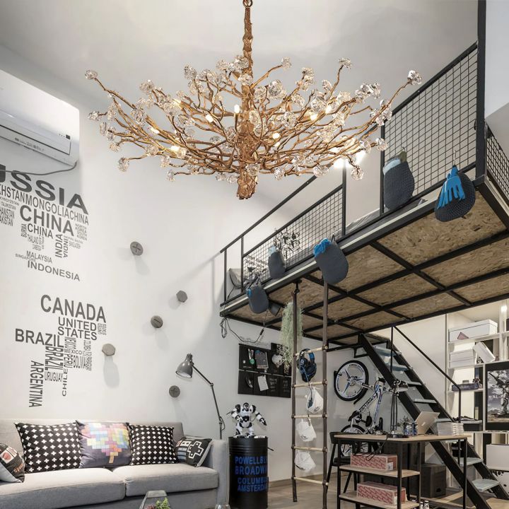 Gemstone Branch Chandelier-Nobipets
