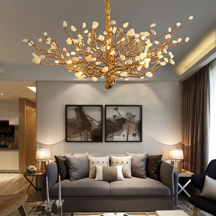Gemstone Branch Chandelier-Nobipets