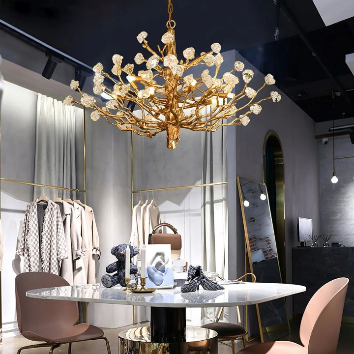 Gemstone Branch Chandelier-Nobipets