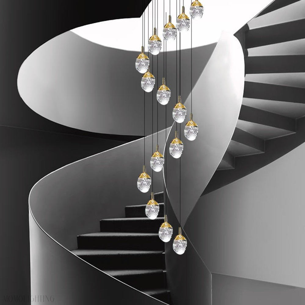 Geneva Foyer & Staircase Chandelier 19" 23" D-Nobipets