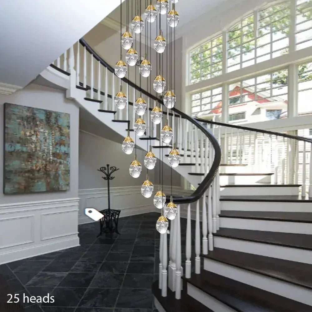 Geneva Foyer & Staircase Chandelier 19" 23" D-Nobipets