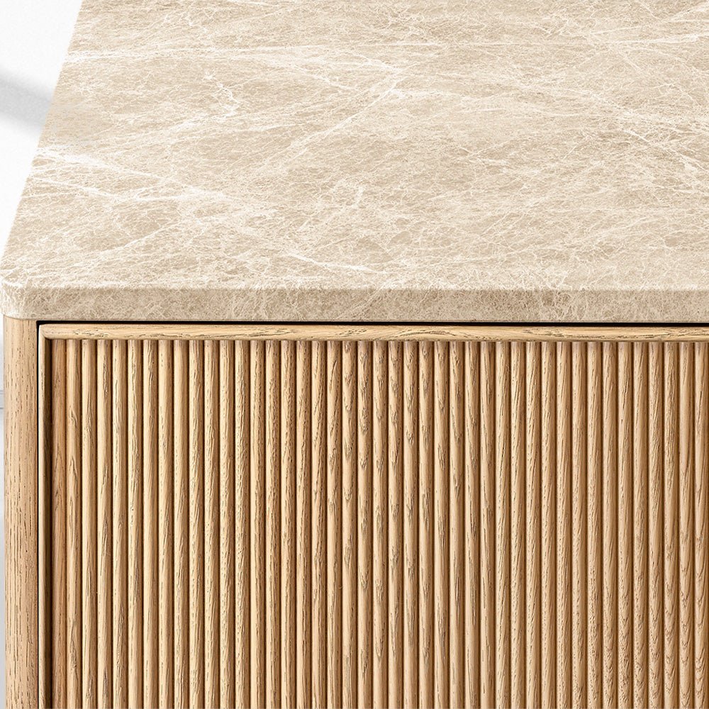 Genprestige Emperador Reeded 4-door Sideboard