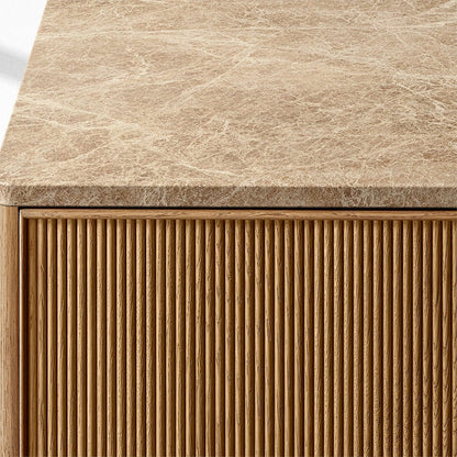 Genprestige Emperador Reeded 4-door Sideboard