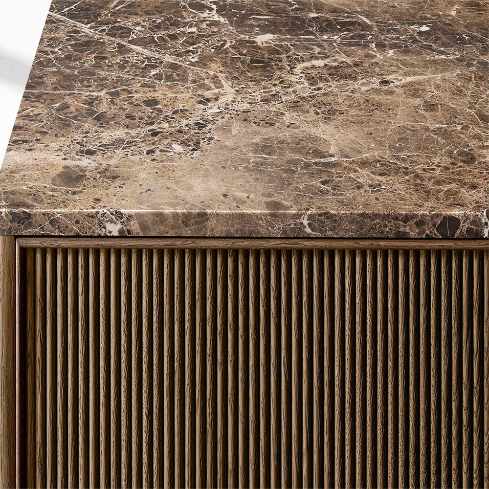 Genprestige Emperador Reeded 4-door Sideboard
