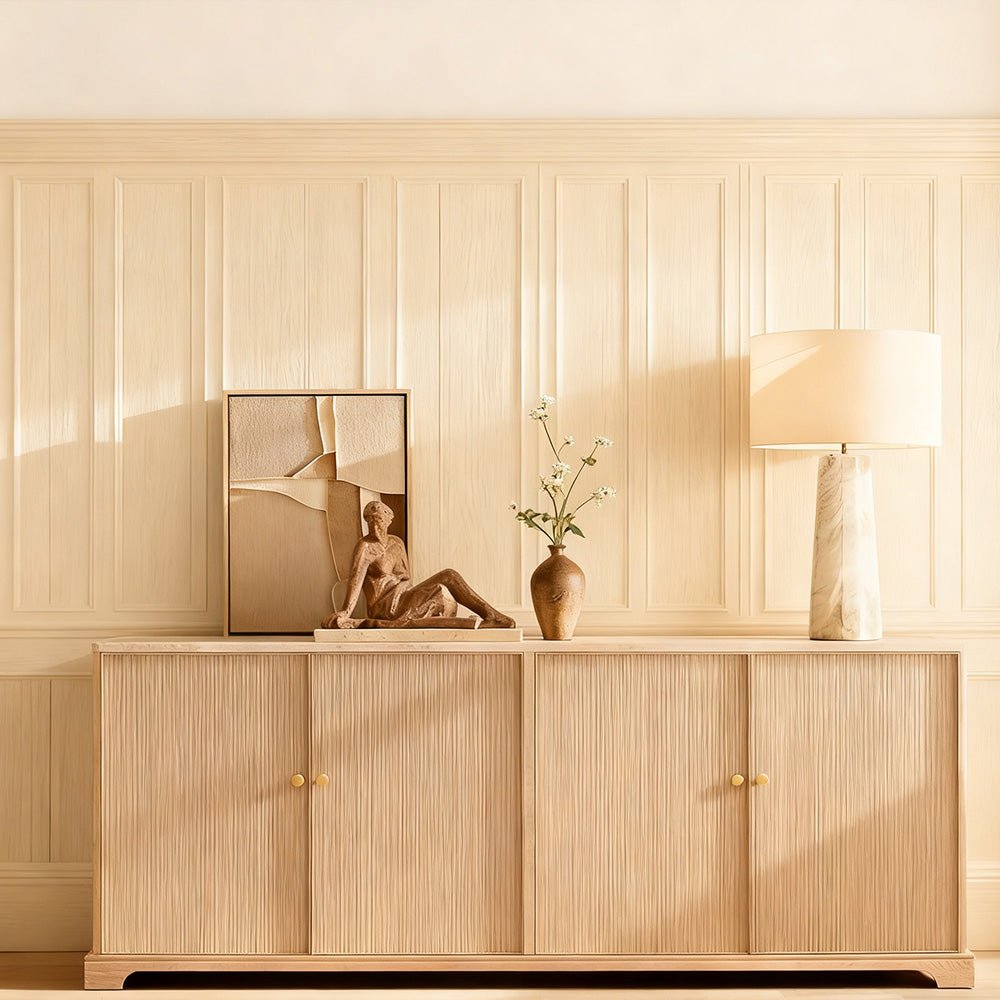 Genprestige Emperador Reeded 4-door Sideboard