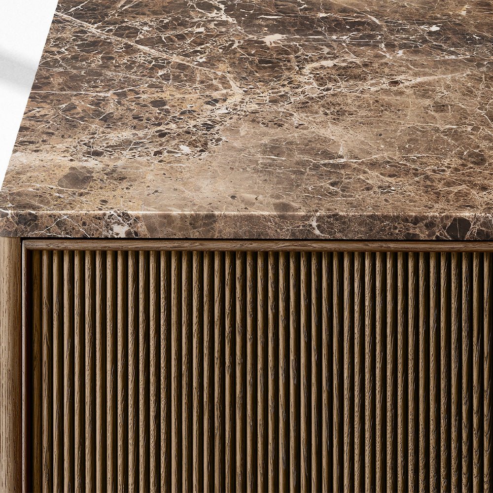 Genprestige Emperador Reeded Double-Door Sideboard