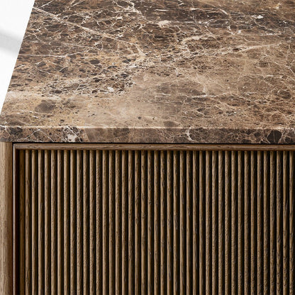 Genprestige Emperador Reeded Double-Door Sideboard