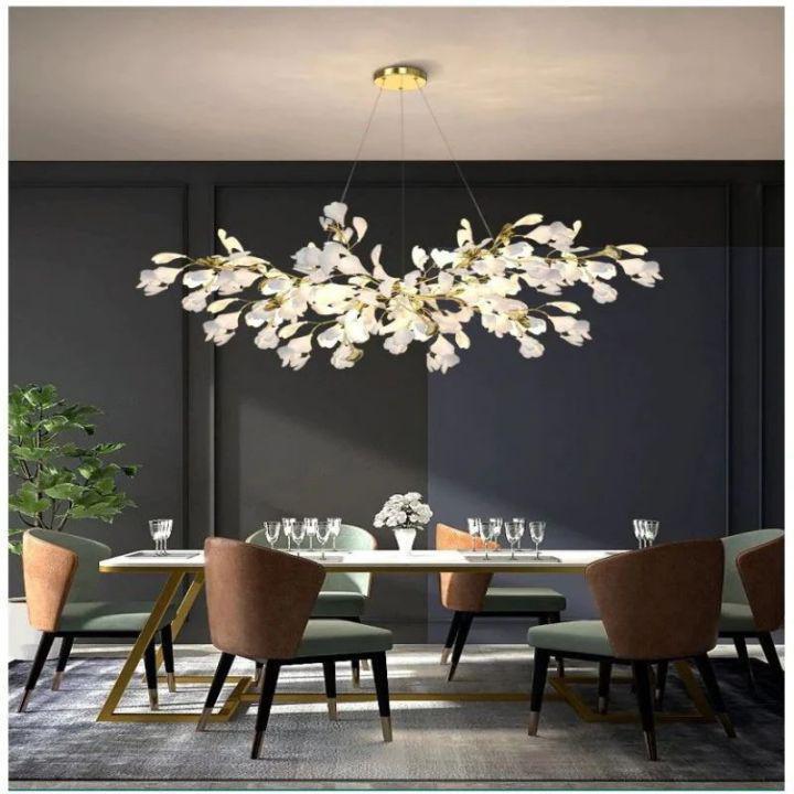 Ginkgo Branch Chandelier-Nobipets