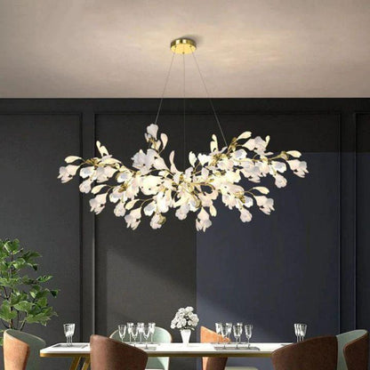 Ginkgo Branch Chandelier-Nobipets
