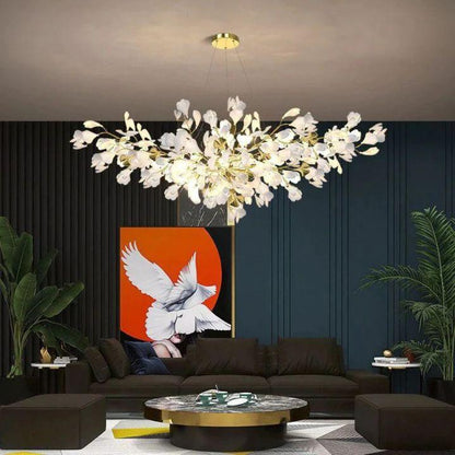 Ginkgo Branch Chandelier-Nobipets
