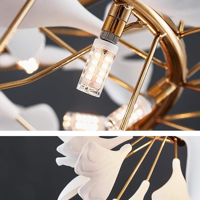 Ginkgo Round Chandelier Custom-Nobipets
