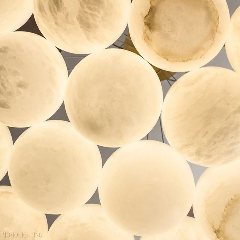 Givarna Alabaster Multi-lights Chandelier-Nobipets