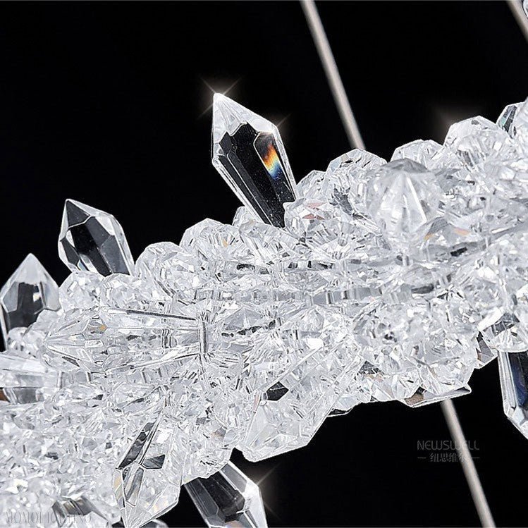 Glori Modern Crystal Chandelier-Nobipets