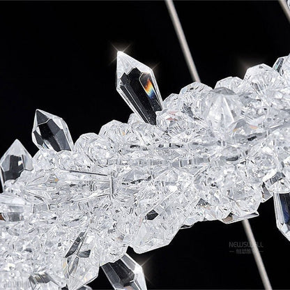 Glori Modern Crystal Chandelier-Nobipets