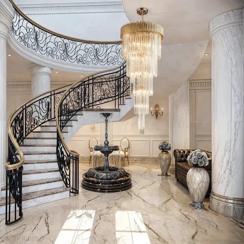 Golden Marie Foyer & Staircase Chandelier Collection-Nobipets