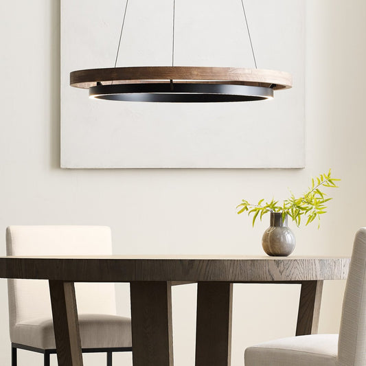 Grace Brass and Wood Chandelier 24" 30'' 36'' 48" 65''D-Nobipets