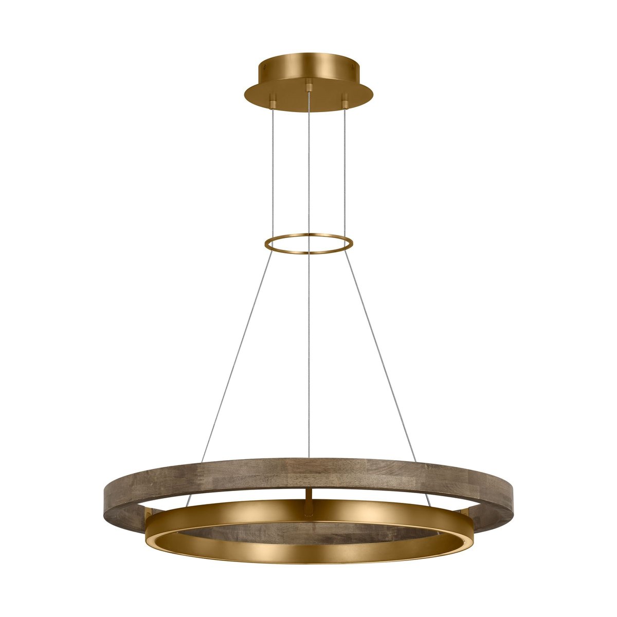 Grace Brass and Wood Chandelier 24" 30'' 36'' 48" 65''D-Nobipets